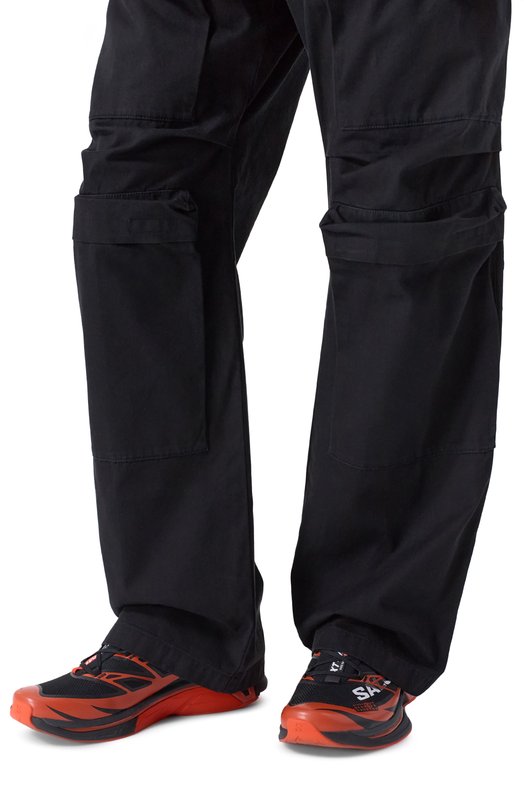 Текстильные кроссовки MM6 Maison Margiela x Salomon XT-6 MM6 SH1WS0020/P6303 Красный  SH1WS0020/P6303 Фото 3