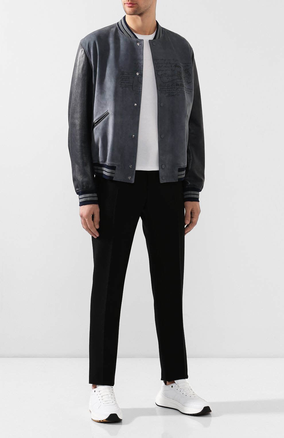 Кожаный бомбер BERLUTI, арт. R16LBL55-001, фото 2