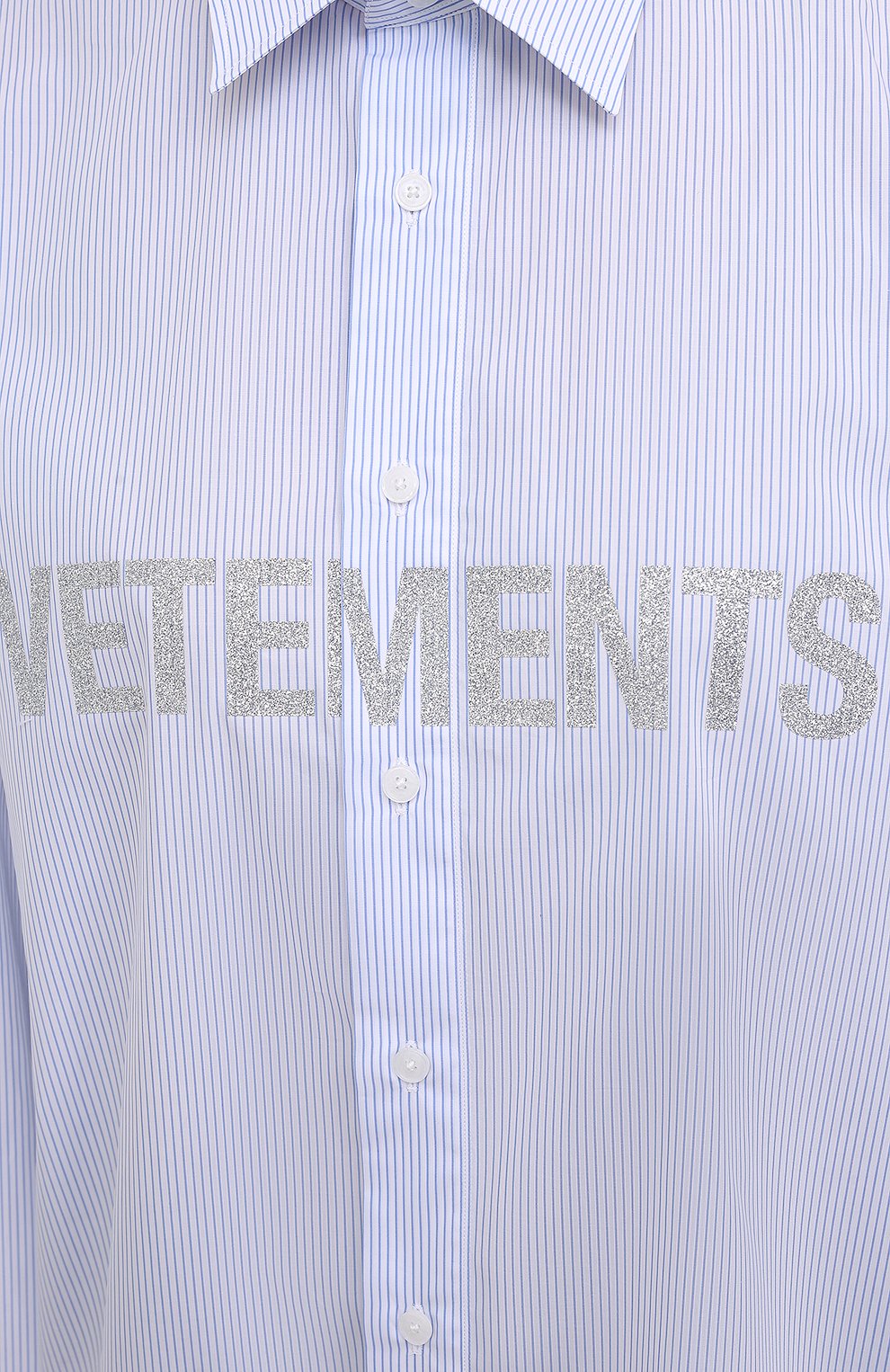 Хлопковая рубашка VETEMENTS, арт. UAH21SH067 1012/W, фото 5