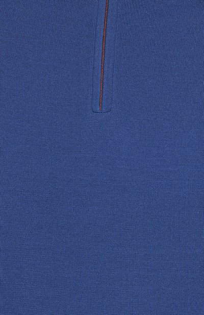 Шерстяной джемпер LORO PIANA синего цвета по цене 171000 руб., арт. FAL0878, фото 5 Шерстяной джемпер LORO PIANA, арт. FAL0878, фото 5