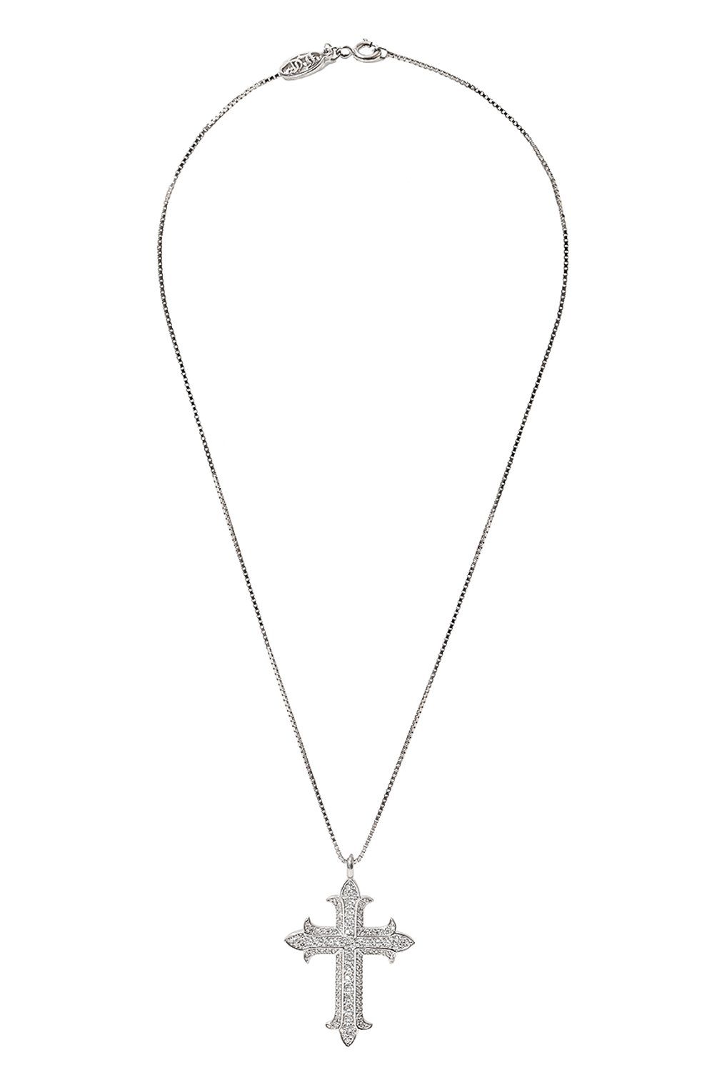 Подвеска на цепочке LEVASHOVAELAGINA серебряного цвета по цене 19000 руб., арт. butler/n, фото 1 Подвеска на цепочке LEVASHOVAELAGINA, арт. butler/n, фото 1