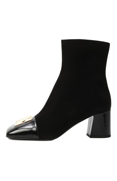 Замшевые ботильоны edna 70 BALMAIN, арт. FN0TE036/LCSV, фото 4