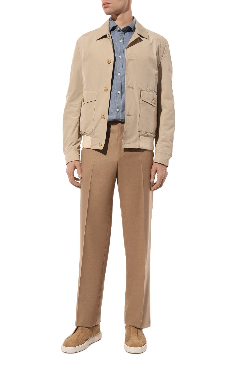 Рубашка из хлопка и лиоцелла CANALI, арт. CSL70B1/GL03355, фото 2