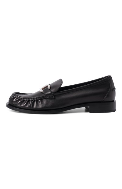 Кожаные лоферы gancini FERRAGAMO черного цвета по цене 99050 руб., арт. 01L927/795381, фото 4 Кожаные лоферы gancini FERRAGAMO, арт. 01L927/795381, фото 4