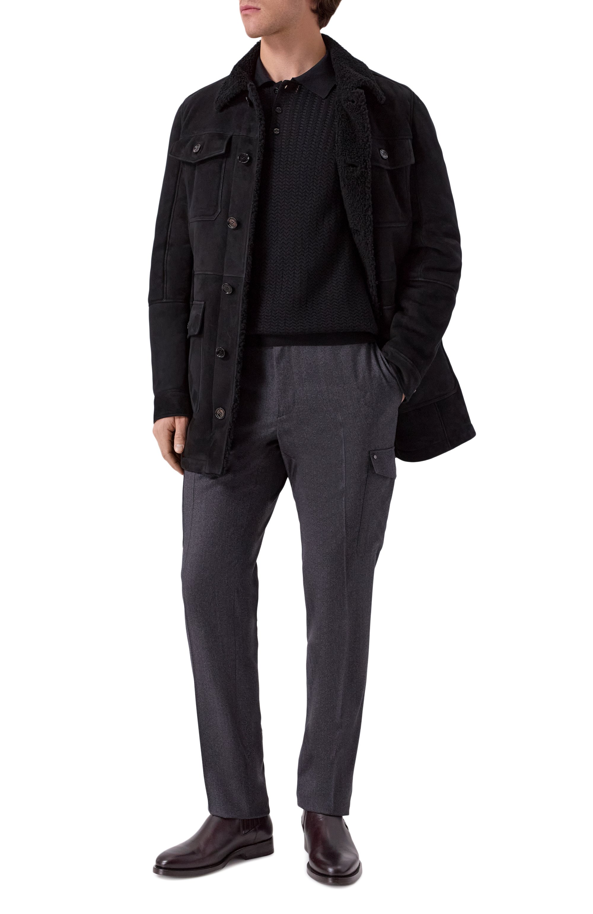 Поло из шерсти и шелка ZILLI, арт. KBP001M0230VZCAB0, фото 2