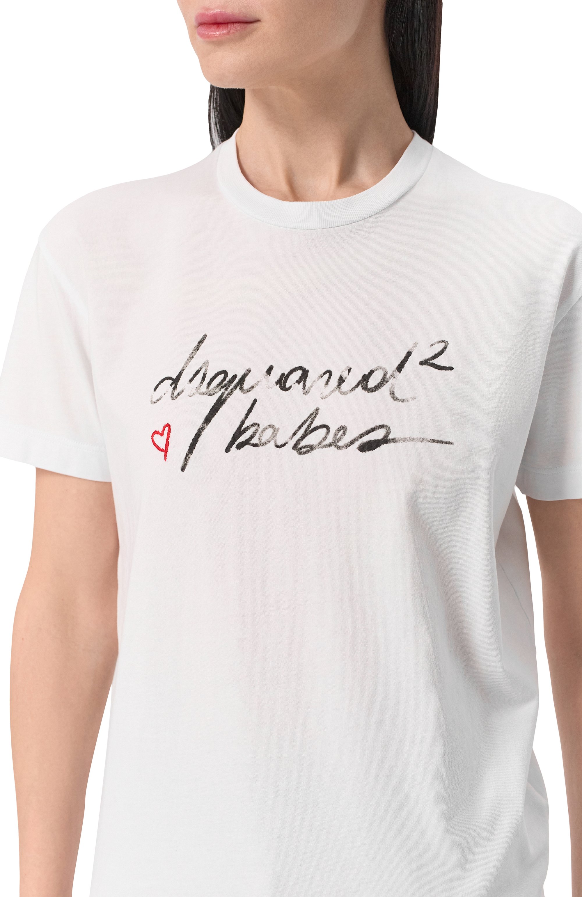 Хлопковая футболка DSQUARED2, арт. S72GD0571/D20020, фото 5