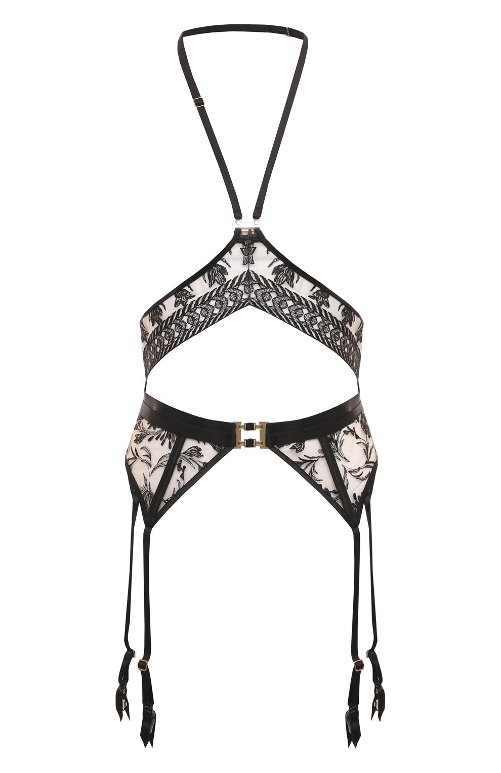 Пояс для чулок AUBADE черного цвета по цене 23420 руб., арт. 2D50, фото 1 Пояс для чулок AUBADE, арт. 2D50, фото 1