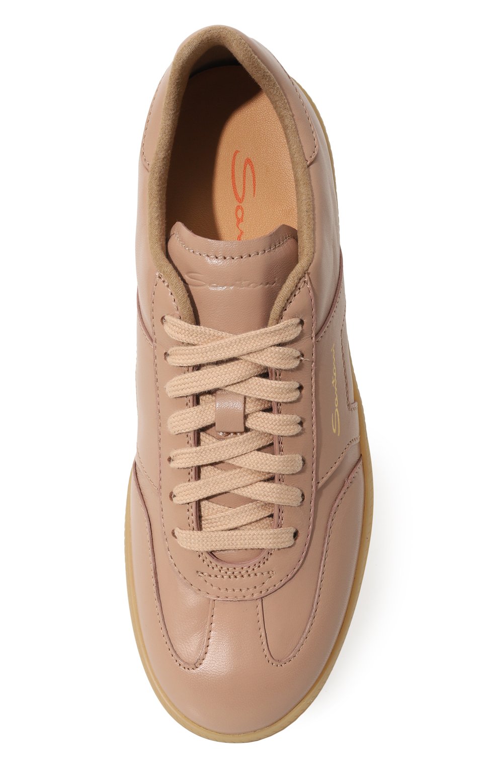 Кожаные кеды dbs oly  SANTONI, арт. WBPG61285FARKESS, фото 6