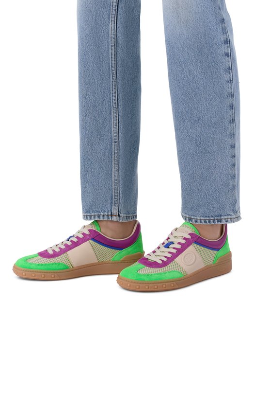 Комбинированные кеды Upvillage Valentino 8W2S0IL9/VUY Зелёный  8W2S0IL9/VUY Фото 2