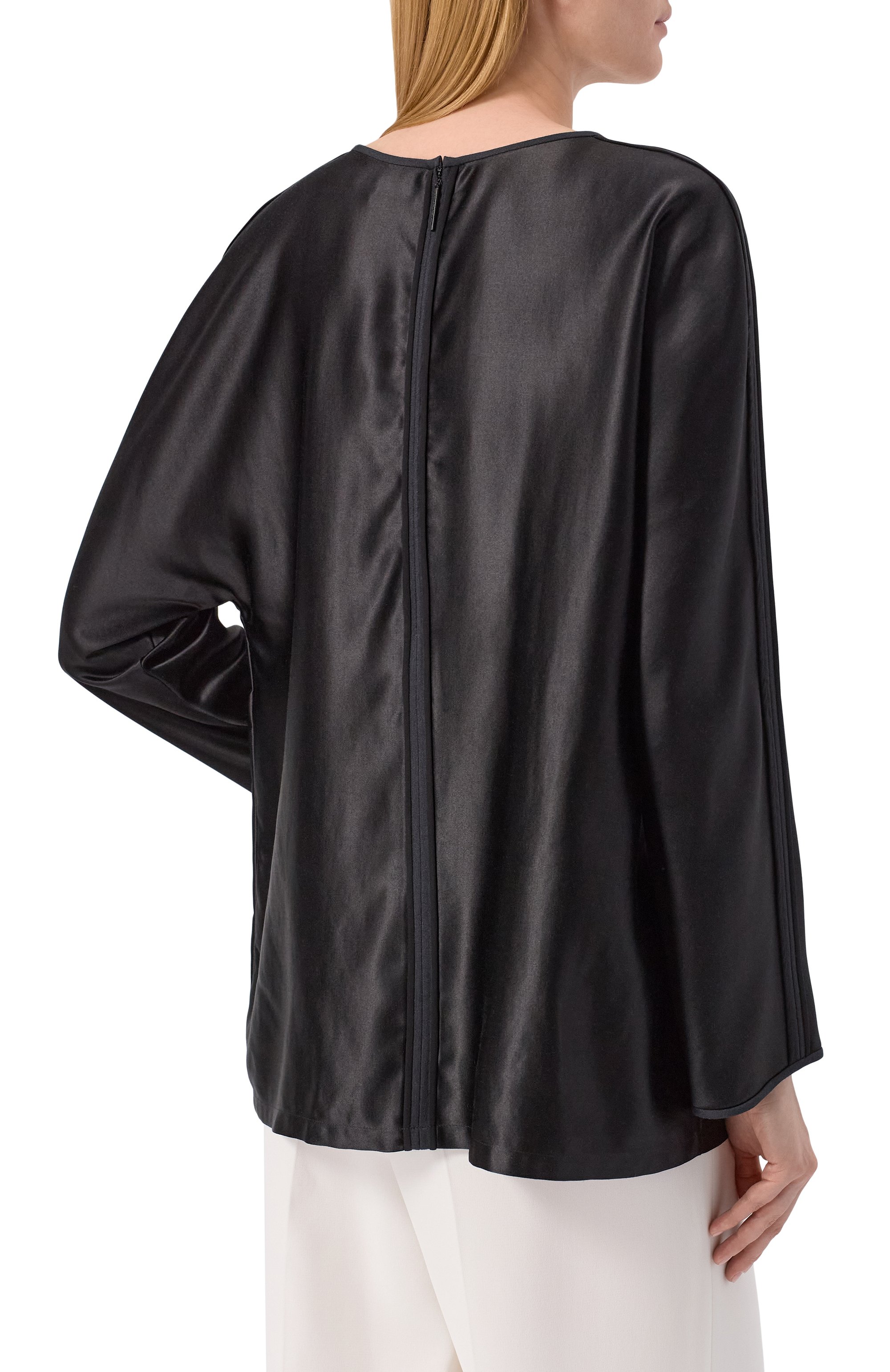 Атласная блузка GIORGIO ARMANI, арт. GW001580/TE15808, фото 4