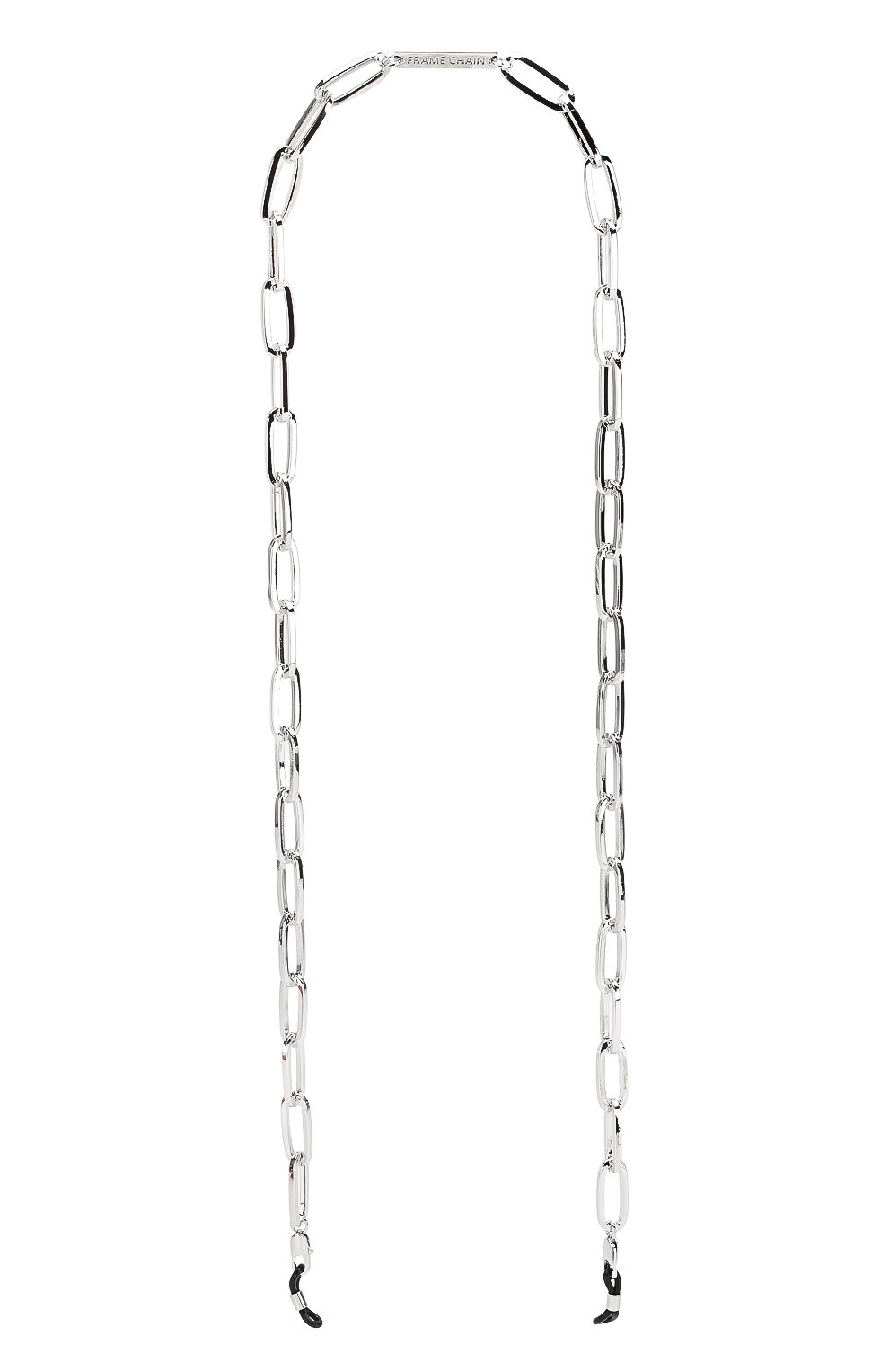 Цепочка для очков FRAME CHAIN серебряного цвета по цене 22500 руб., арт. THE R0N WHITE, фото 1 Цепочка для очков FRAME CHAIN, арт. THE R0N WHITE, фото 1