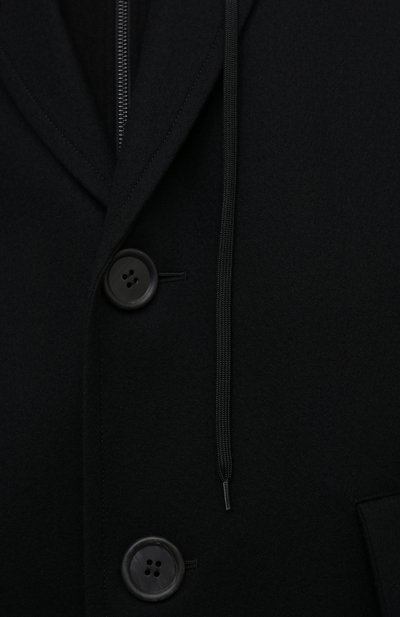 Шерстяное пальто YOHJI YAMAMOTO, арт. FB-C53-802, фото 5