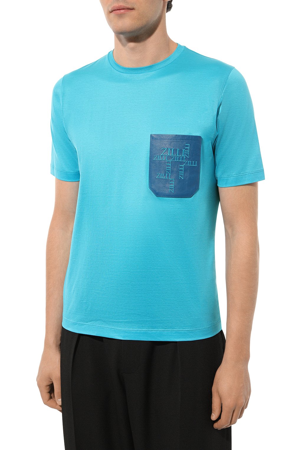 Хлопковая футболка ZILLI, арт. TSR001M0115VCRR00, фото 3