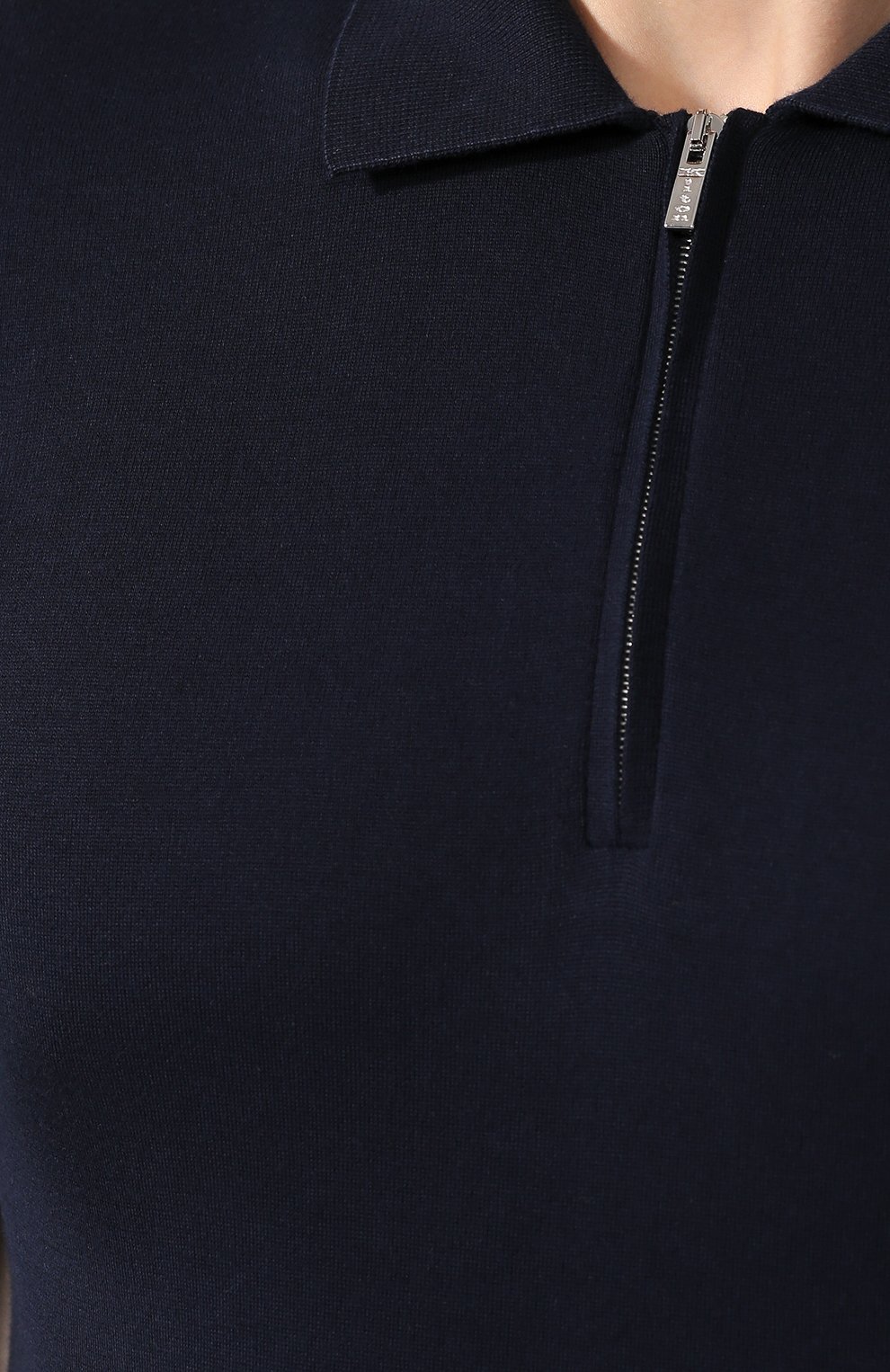 Хлопковое поло KITON темно-синего цвета по цене 133500 руб., арт. UK33Z, фото 5 Хлопковое поло KITON, арт. UK33Z, фото 5