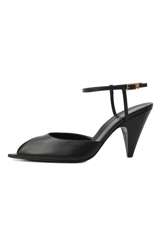 Кожаные босоножки Beak 85 Sergio Rossi B13190/MMVN13 Чёрный  B13190/MMVN13 Фото 4
