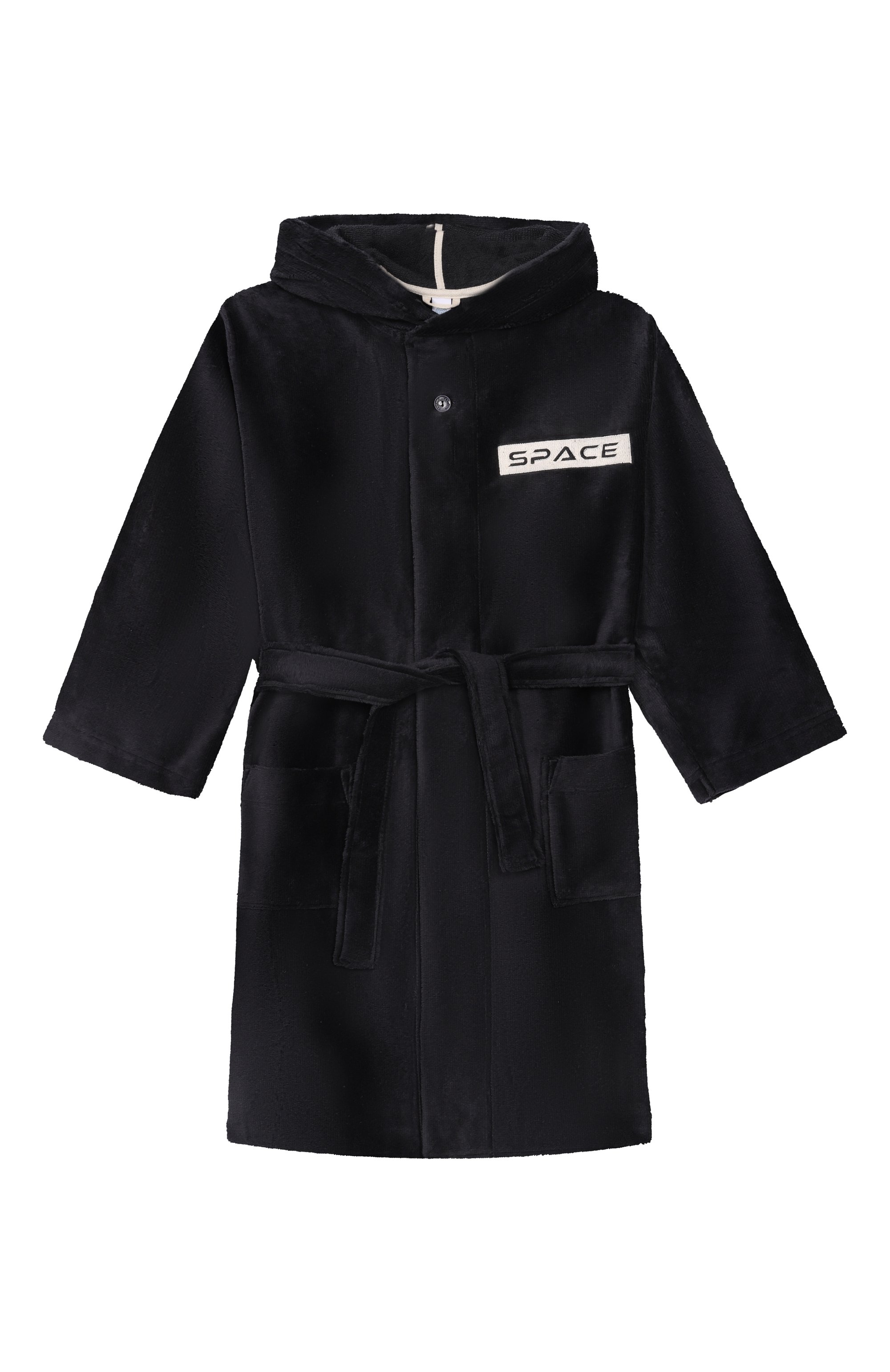 Хлопковый халат SANETTA темно-синего цвета по цене 16360 руб., арт. 245944, фото 1 Хлопковый халат SANETTA, арт. 245944, фото 1