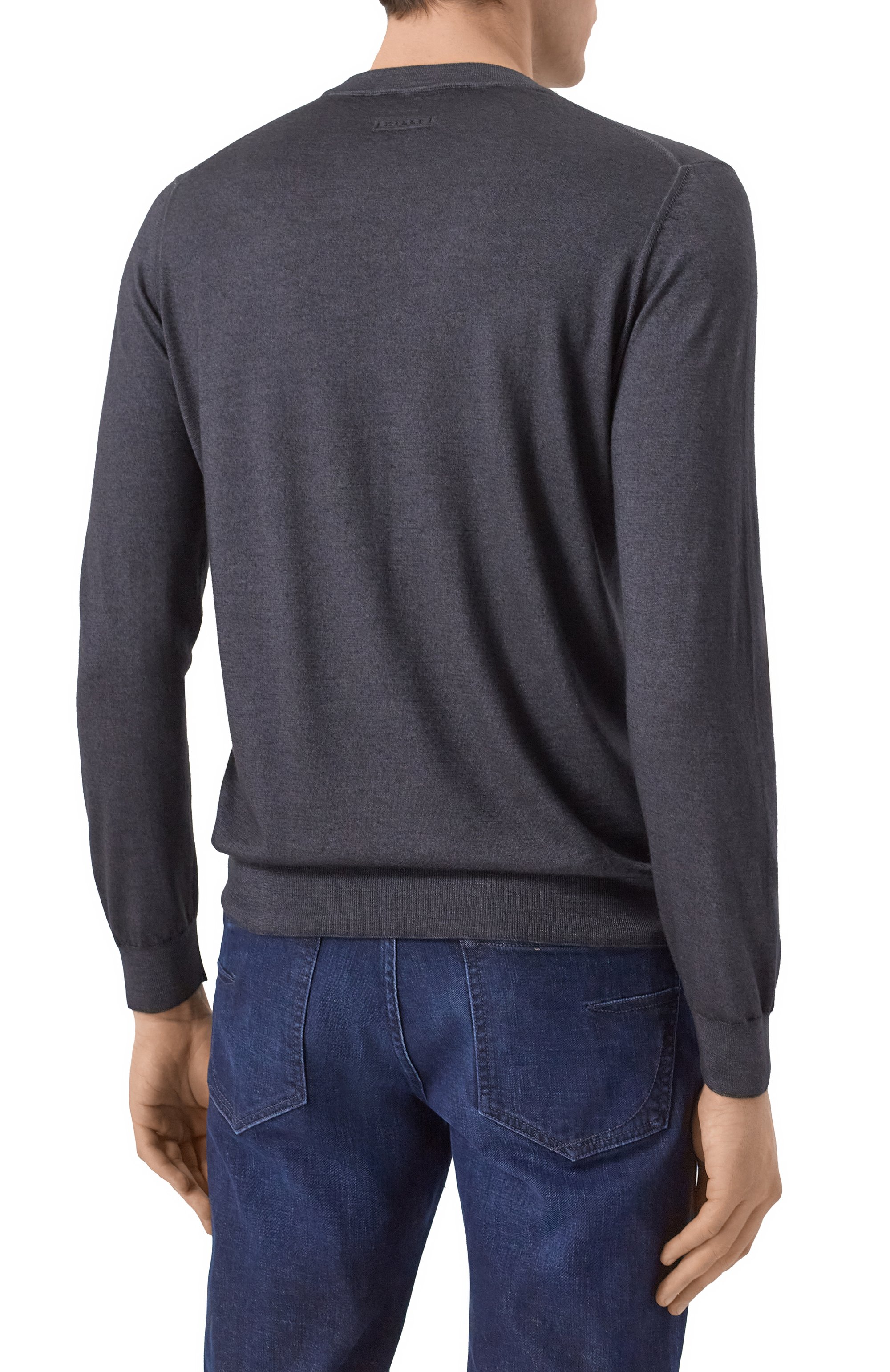 Джемпер из кашемира и шелка ZILLI, арт. KHMN01M0330VCLD00, фото 4