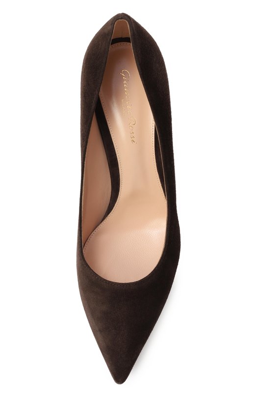 Замшевые туфли Gianvito 85 Gianvito Rossi G24580.85RIC.CAMM0KA Коричневый  G24580.85RIC.CAMM0KA Фото 6