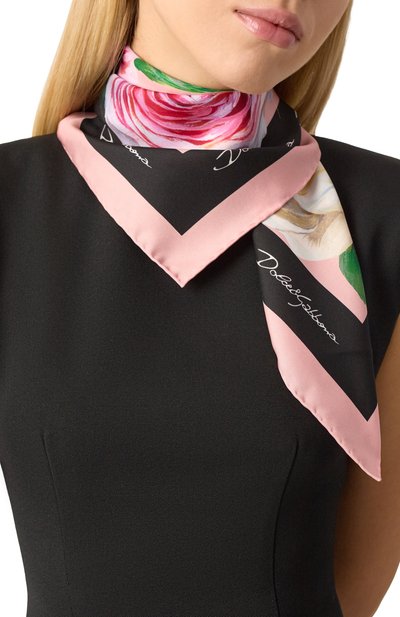Шелковый платок DOLCE & GABBANA, арт. FN092R/GDCUI, фото 2