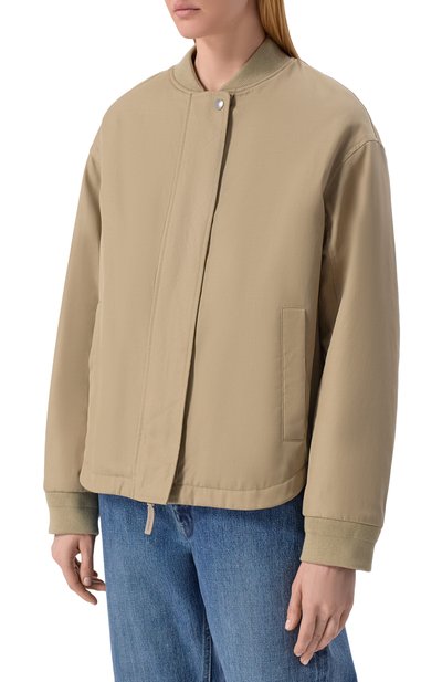 Куртка YVES SALOMON бежевого цвета по цене 146500 руб., арт. 25EFV02068B07W/A2132, фото 3 Куртка YVES SALOMON, арт. 25EFV02068B07W/A2132, фото 3