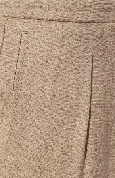 Шерстяные брюки MARCO PESCAROLO бежевого цвета по цене 59600 руб., арт. CHIAIA/4718, фото 5 Шерстяные брюки MARCO PESCAROLO, арт. CHIAIA/4718, фото 5