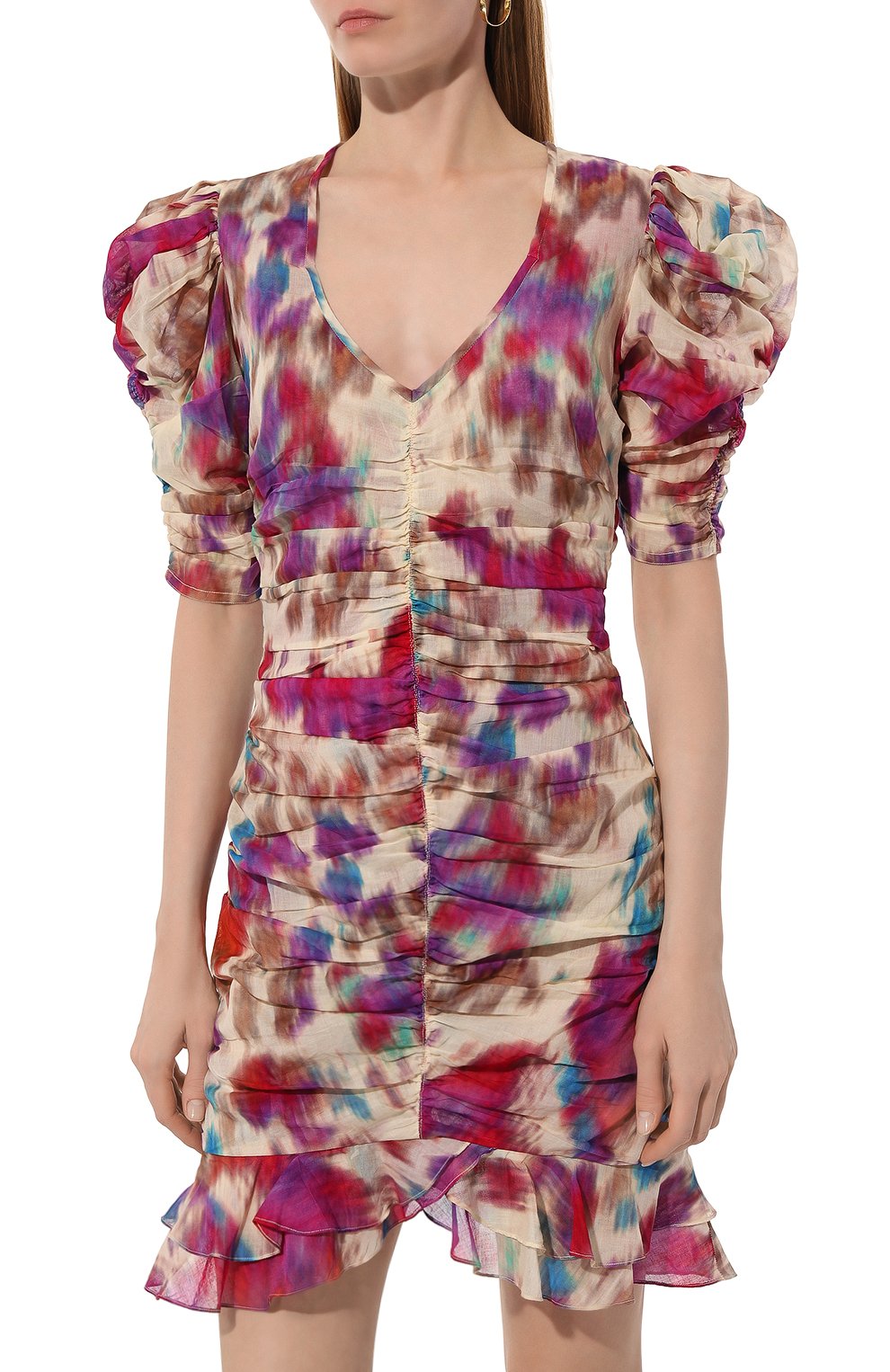 Хлопковое платье ISABEL MARANT ETOILE, арт. R00003FA, фото 3