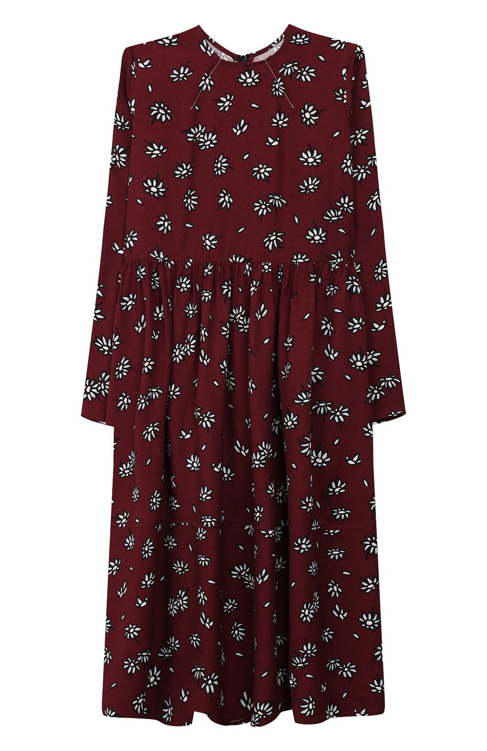 Платье MARNI бордового цвета по цене 10850 руб., арт. M002FU-M00F7, фото 1 Платье MARNI, арт. M002FU-M00F7, фото 1