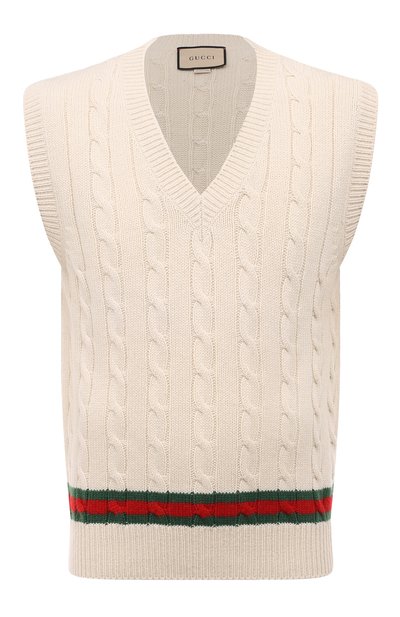 Жилет из кашемира и шерсти GUCCI, арт. 681081 XKB2N, фото 1