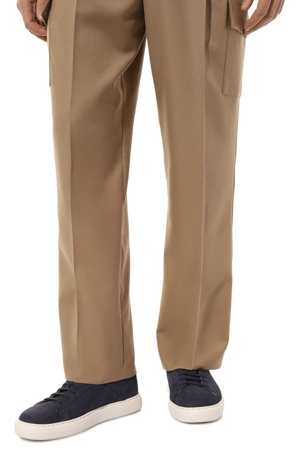 Кеды из нубука BRUNELLO CUCINELLI, арт. MZUDBB2047, фото 3