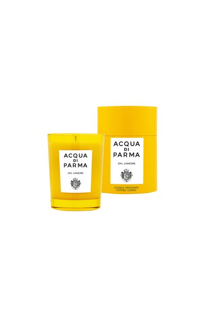Свеча парфюмированная oh, l'amore ACQUA DI PARMA бесцветного цвета по цене 6700 руб., арт. 62002, фото 2 Свеча парфюмированная oh, l'amore ACQUA DI PARMA, арт. 62002, фото 2