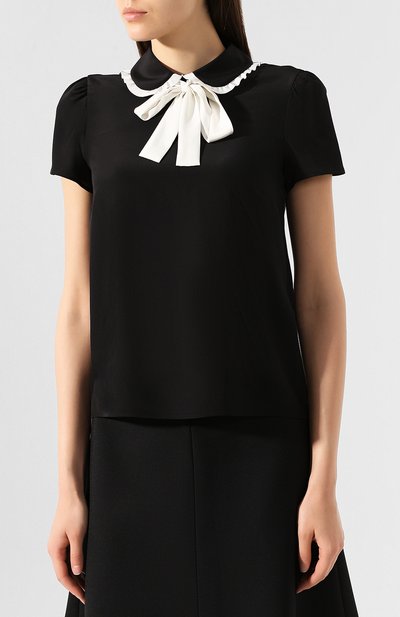 Шелковый топ REDVALENTINO, арт. SR3AA0U7/48P, фото 3
