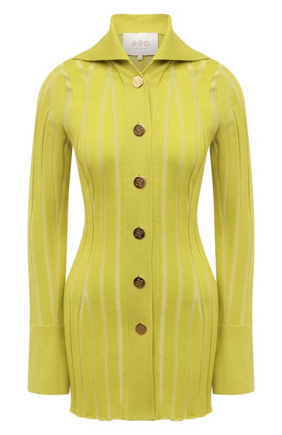 Женский кардиган из шерсти и вискозы AND THE BRAND, арт. W23-SH005-1202-503