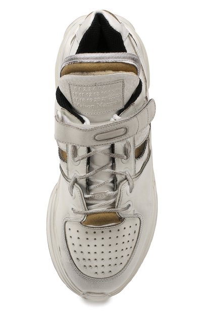 Кожаные кроссовки retro fit MAISON MARGIELA, арт. S37WS0465/P2082, фото 5