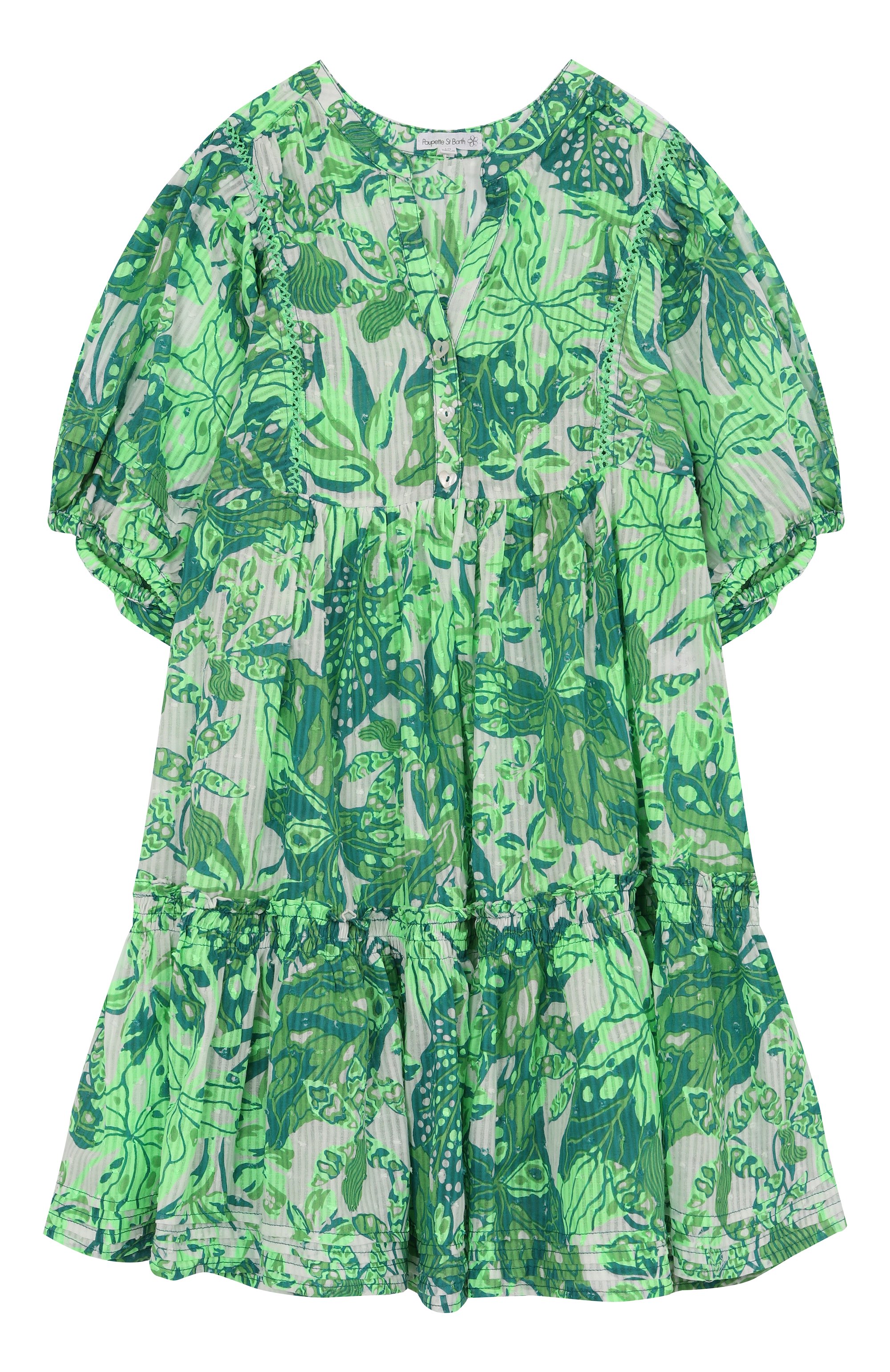 Хлопковое платье POUPETTE ST BARTH, арт. K4RR25N0JGG, фото 1