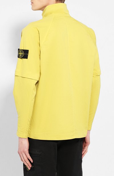 Хлопковая куртка STONE ISLAND желтого цвета по цене 25050 руб., арт. 701510802, фото 4 Хлопковая куртка STONE ISLAND, арт. 701510802, фото 4