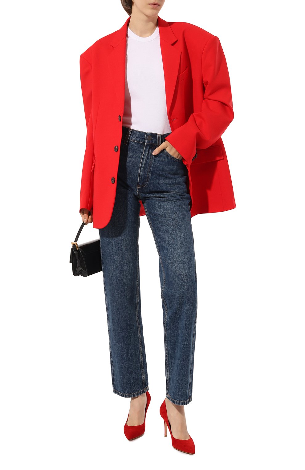 Замшевые туфли gianvito 85 GIANVITO ROSSI красного цвета по цене 79300 руб., арт. G24580.85RIC.CAMTABS, фото 2 Замшевые туфли gianvito 85 GIANVITO ROSSI, арт. G24580.85RIC.CAMTABS, фото 2