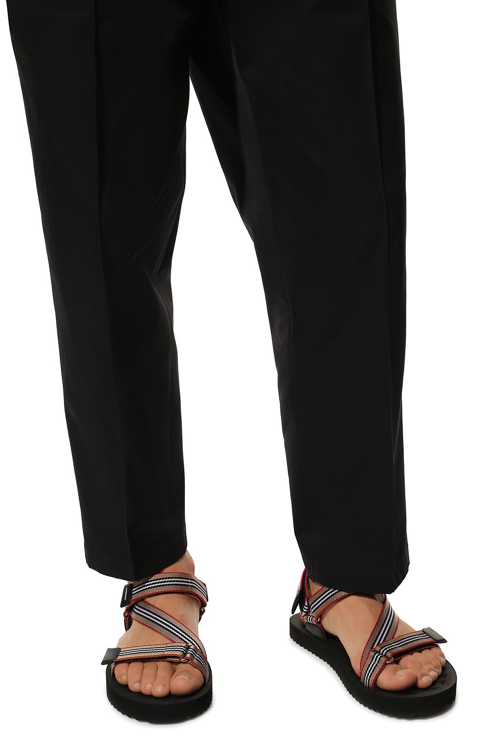 Текстильные сандалии BURBERRY, арт. 8027399, фото 3