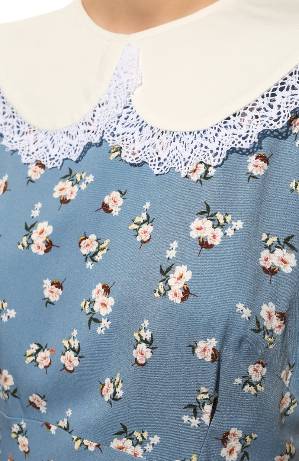 Платье из вискозы botrois x tsum BOTROIS голубого цвета по цене 15330 руб., арт. SKU000023423, фото 7 Платье из вискозы botrois x tsum BOTROIS, арт. SKU000023423, фото 7