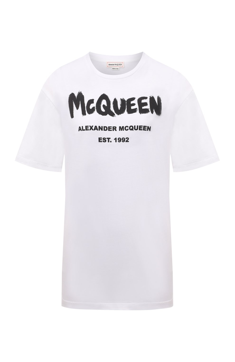 Хлопковая футболка ALEXANDER MCQUEEN, арт. 668428/QZADK, фото 1