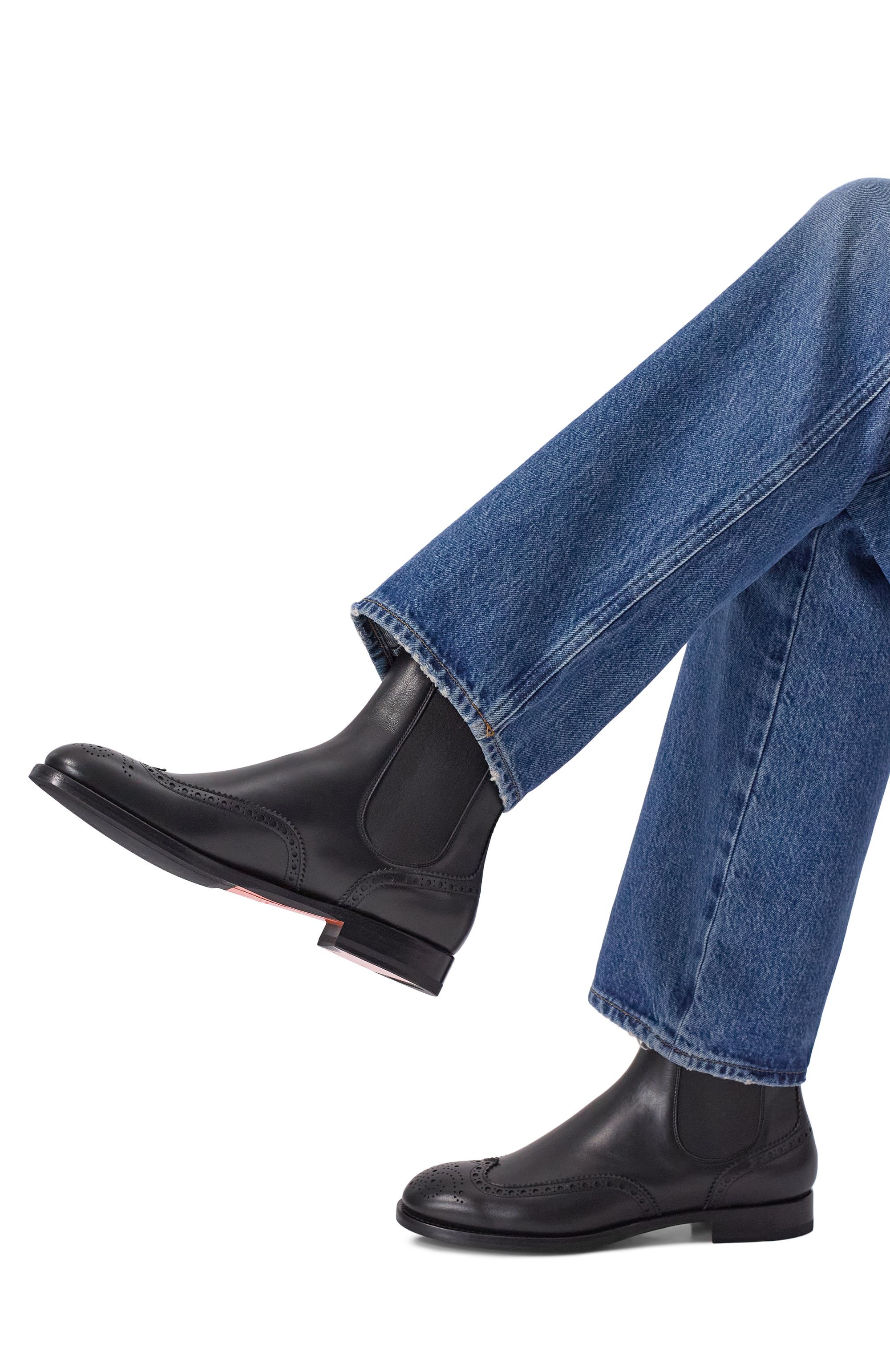 Кожаные челси SANTONI, арт. WTTG71801BJ2NWHM, фото 2