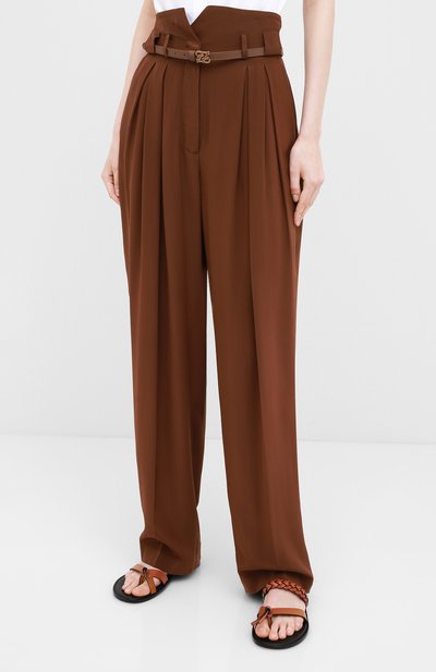 Шелковые брюки FENDI, арт. FR6233 02R, фото 3