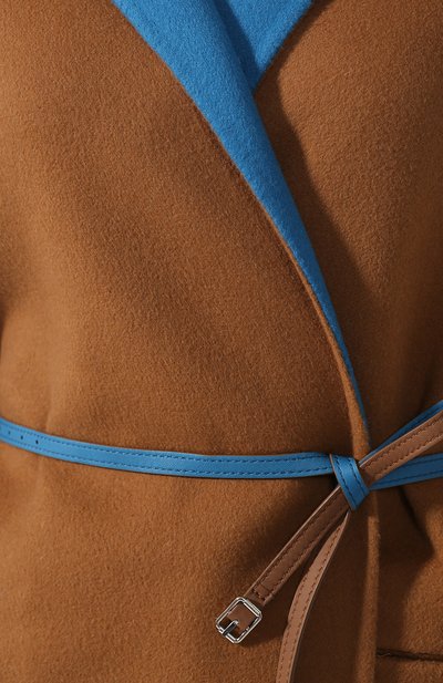 Пальто из шерсти викуньи LORO PIANA коричневого цвета по цене 1315000 руб., арт. FAF8502/VVIC, фото 5 Пальто из шерсти викуньи LORO PIANA, арт. FAF8502/VVIC, фото 5