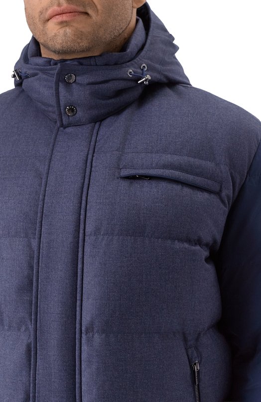 Шерстяной пуховик Paul&Shark 15312712/3XL-6XL Синий  15312712/3XL-6XL Фото 5