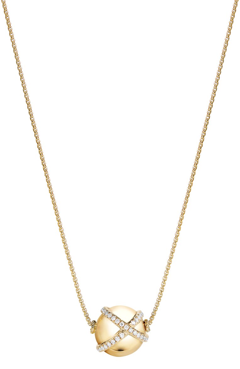 Женские колье DAVID YURMAN бесцветного цвета, арт. N13153D88ADI17 | Фото 1 (Материал сплава: Желтое золото; Драгоценные камни: Бриллианты; Региональные ограничения белый список (Axapta Mercury): Не проставлено; Нос: Не проставлено)