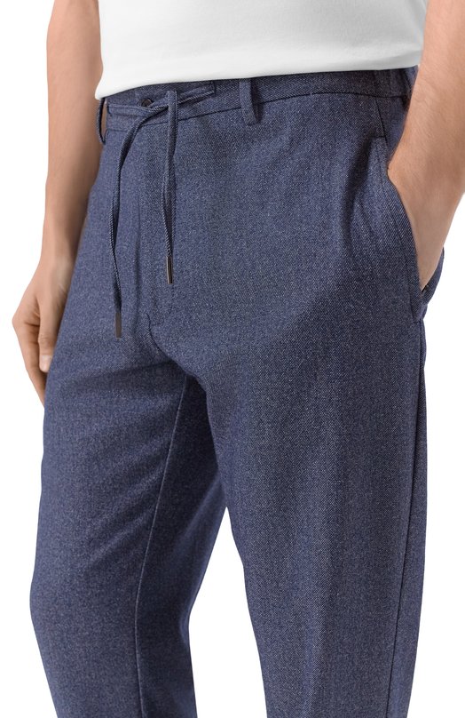 Брюки из шерсти и хлопка MVST 3MPG/7621 Синий  3MPG/7621 Фото 5