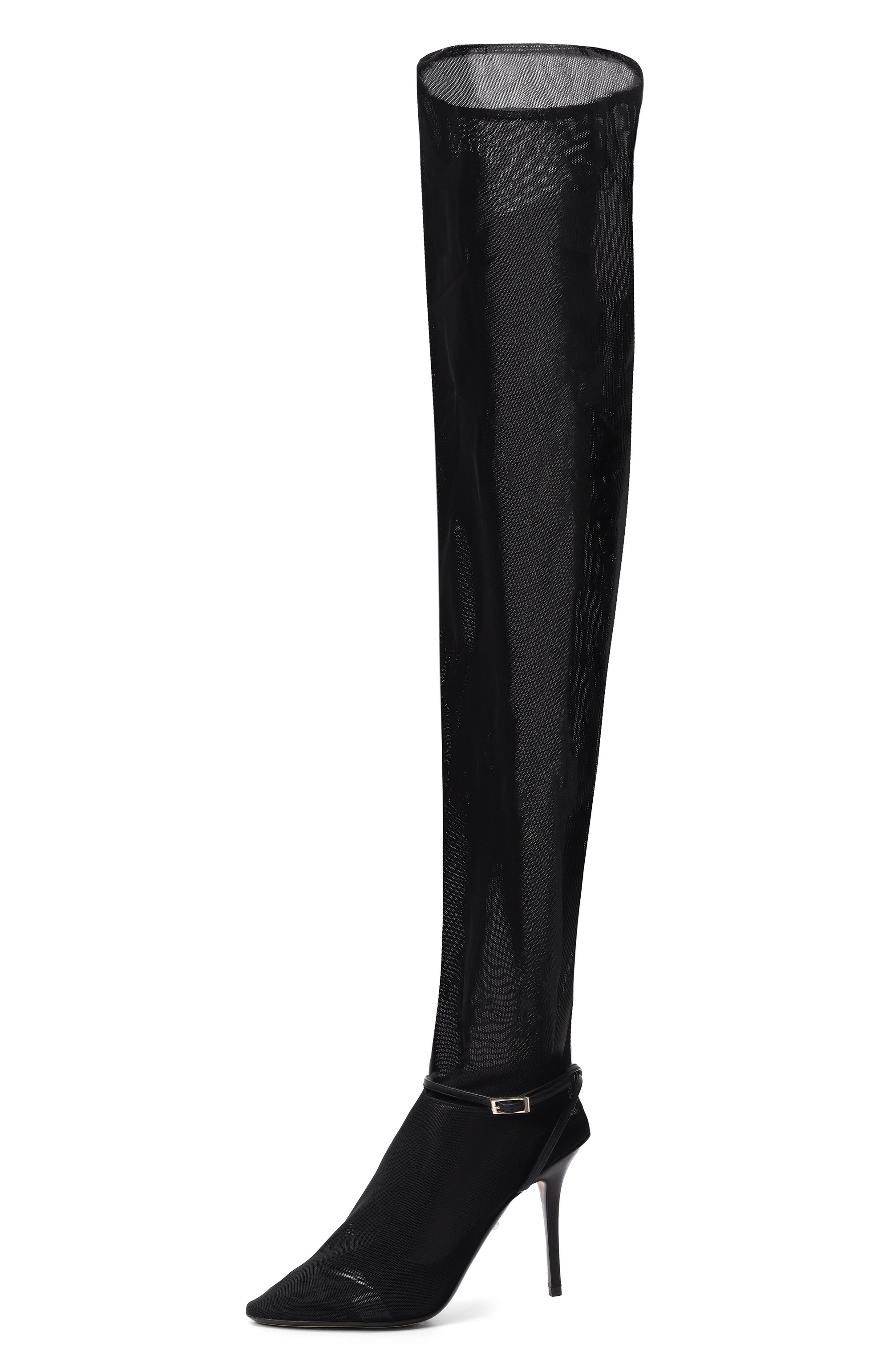 Текстильные ботфорты eli 95 ALEVI MILANO, арт. L26S9001.R.0116997/NET, фото 4