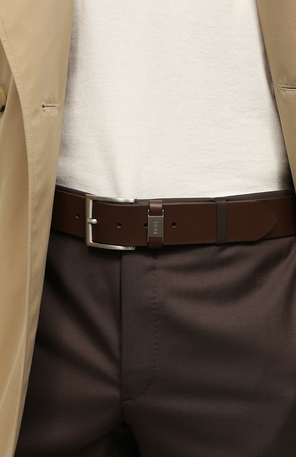 Кожаный ремень BOSS, арт. 50475116, фото 2