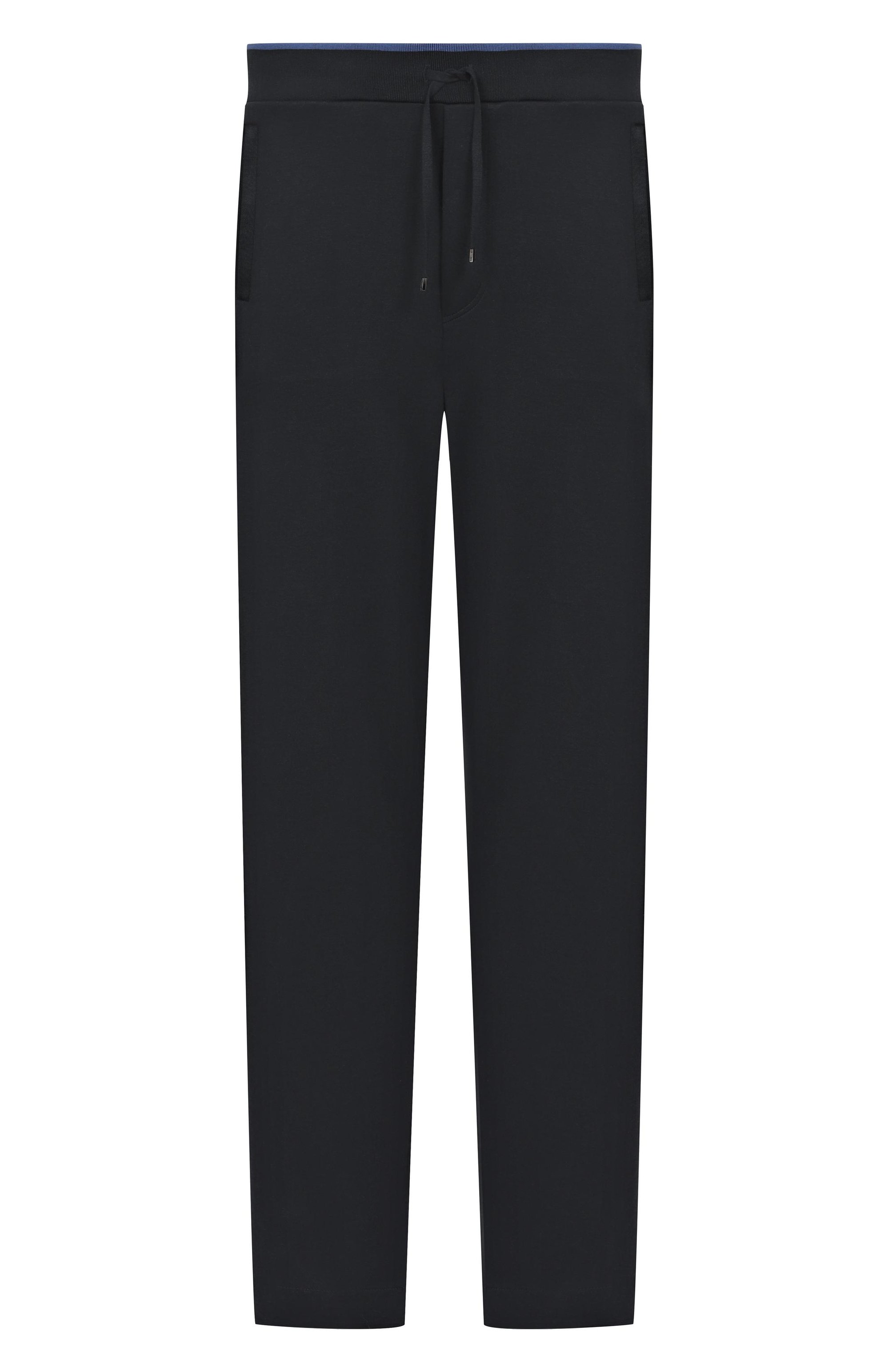 Брюки из хлопка и шелка ZILLI темно-синего цвета по цене 180000 руб., арт. JSP001M0112VGCJ00/60, фото 1 Брюки из хлопка и шелка ZILLI, арт. JSP001M0112VGCJ00/60, фото 1