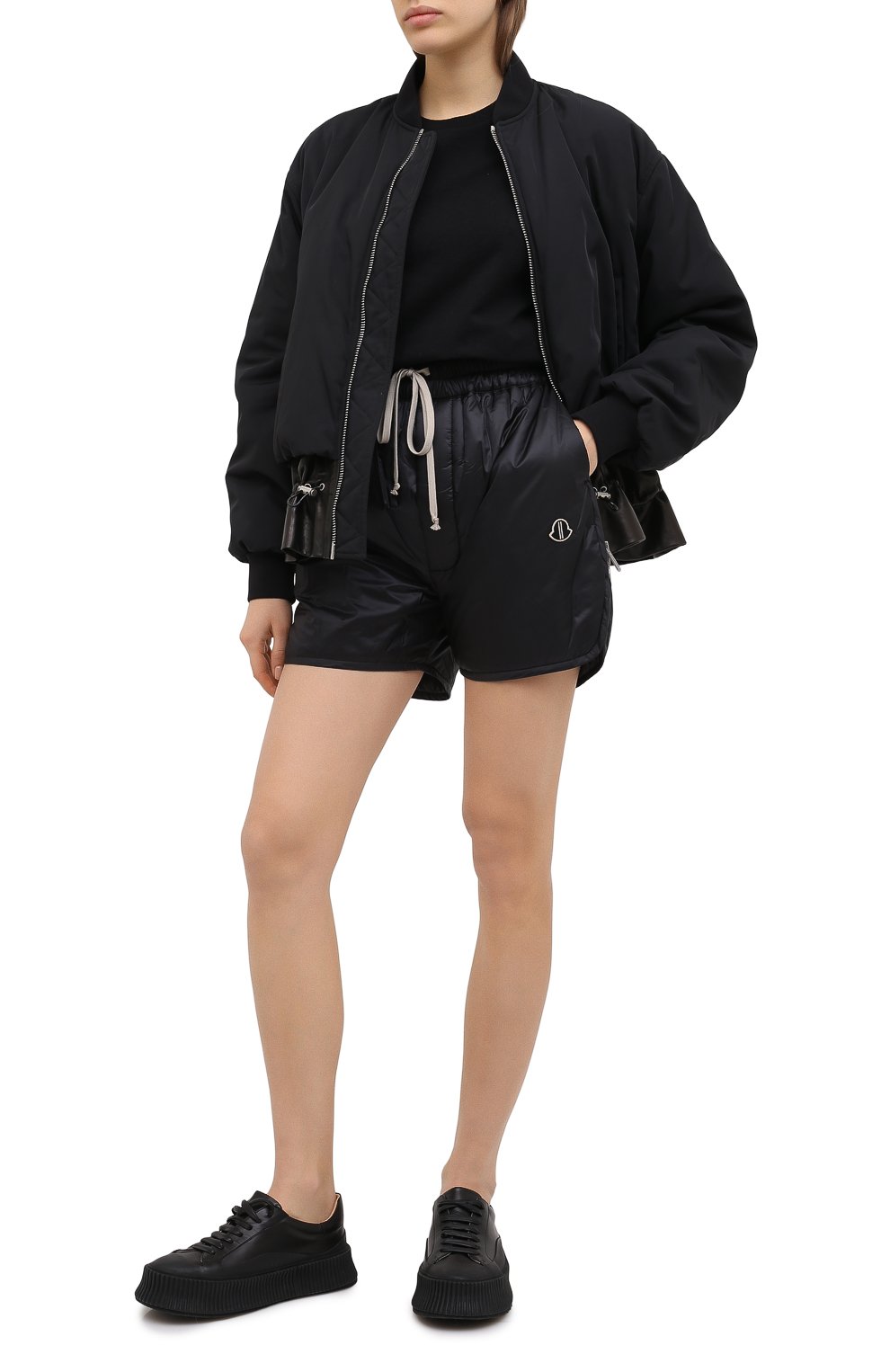 Шорты moncler + rick owens RICK OWENS черного цвета по цене 34500 руб., арт. MU20F0022/C0594, фото 2 Шорты moncler + rick owens RICK OWENS, арт. MU20F0022/C0594, фото 2