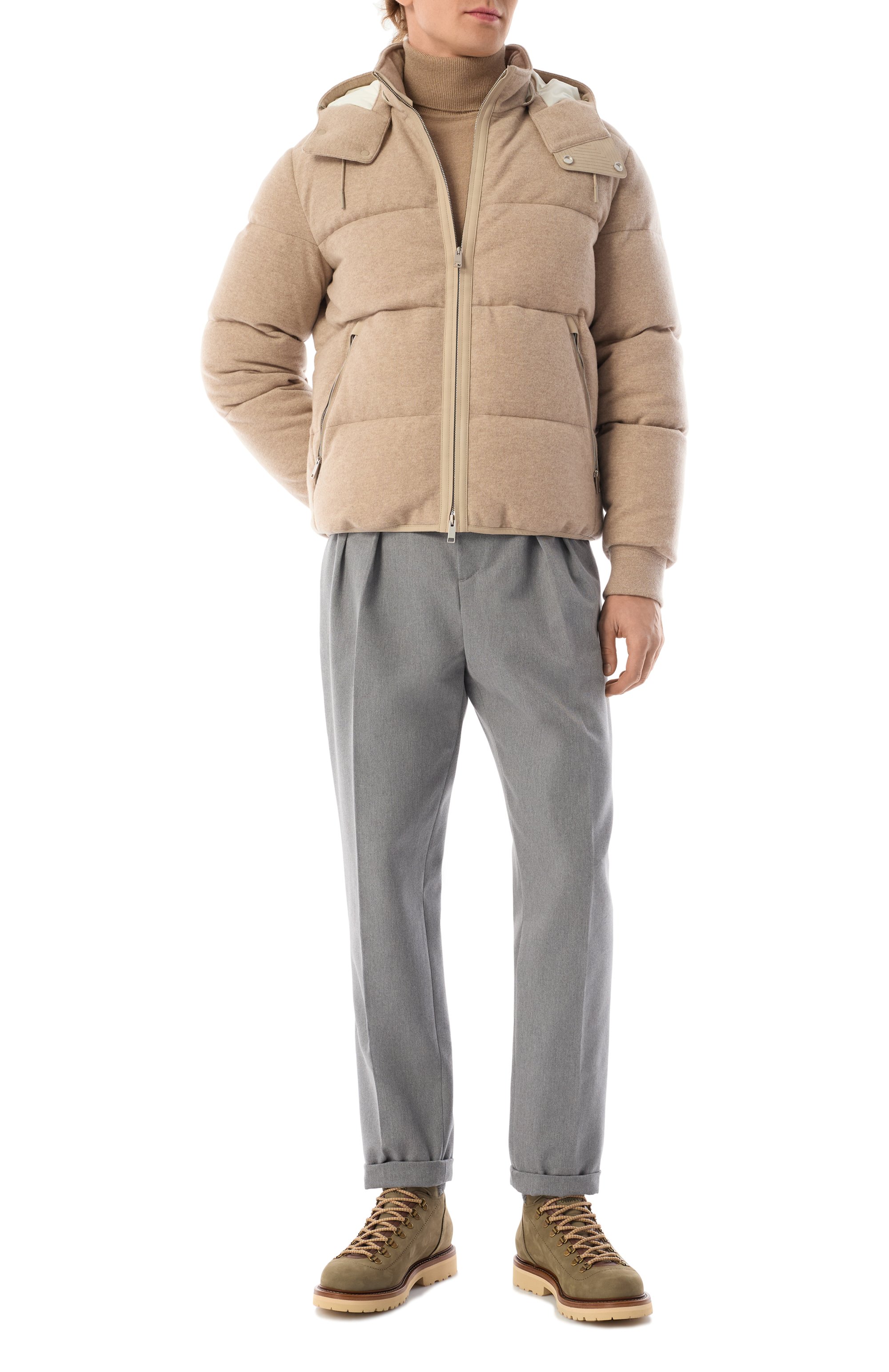 Кашемировый пуховик ZEGNA, арт. E102/UET48A8, фото 2